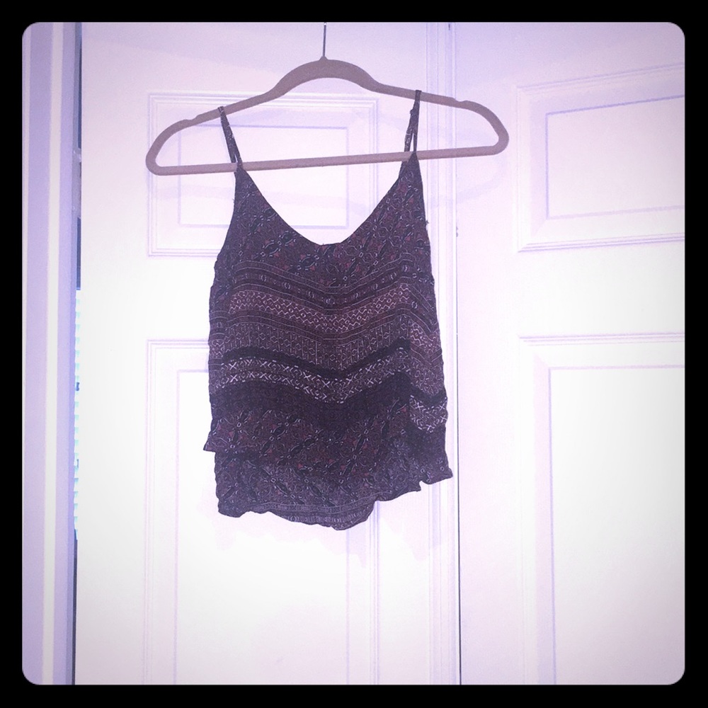 Printed crop top